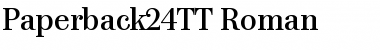 Download Paperback 24 TT Roman Font Title Preview