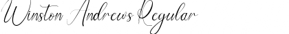 Download Winston Andrews Regular Font Title Preview
