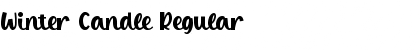 Download Winter Candle Regular Font Title Preview