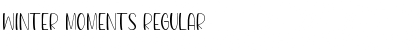 Download Winter Moments Regular Font Title Preview