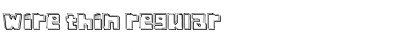 Download Wire Thin Regular Font Title Preview