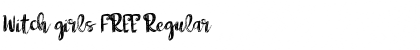 Download Witch girls FREE Regular Font Title Preview