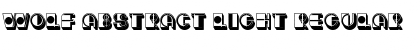 Download Wolf Abstract Light Regular Font Title Preview