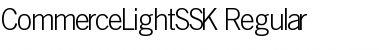 Download CommerceLightSSK Regular Font Title Preview