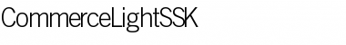 Download CommerceLightSSK Regular Font Title Preview