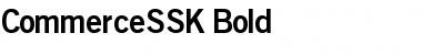 Download CommerceSSK Bold Font Title Preview