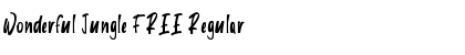 Download Wonderful Jungle FREE Regular Font Title Preview