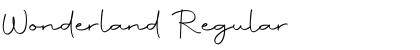 Download Wonderland Regular Font Title Preview