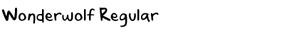 Download Wonderwolf Regular Font Title Preview