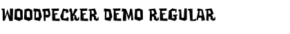 Download WOODPECKER Demo Regular Font Title Preview