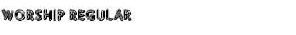 Download Worship Regular Font Title Preview