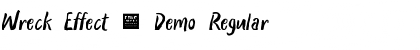 Download Wreck Effect - Demo Regular Font Title Preview