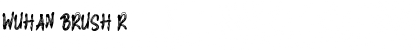 Download WUHAN BRUSH Regular Font Title Preview