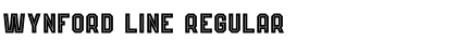Download Wynford Line Regular Font Title Preview