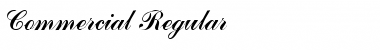 Download Commercial Regular Font Title Preview