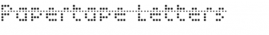 Download Papertape Regular Font Title Preview