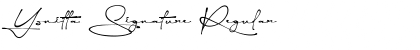 Download Yonitta Signature Font