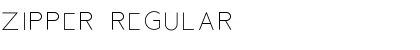 Download Zipper Regular Font Title Preview