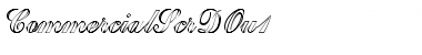 Download CommercialScrDOu1 Regular Font Title Preview