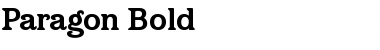 Download Paragon Bold Font Title Preview