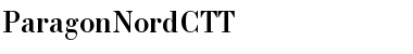 Download ParagonNordCTT Regular Font Title Preview