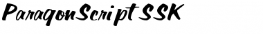 Download ParagonScriptSSK Regular Font Title Preview