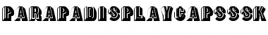 Download ParapaDisplayCapsSSK Regular Font Title Preview