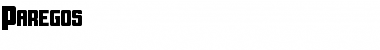 Download Paregos Medium Font Title Preview