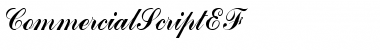Download CommercialScriptEF Regular Font Title Preview