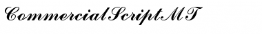 Download CommercialScriptMT Regular Font Title Preview