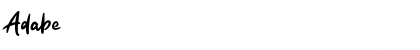 Download Adabe Regular Font Title Preview