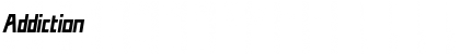 Download Addiction Italic Font Title Preview