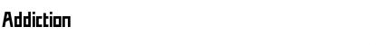 Download Addiction Regular Font Title Preview
