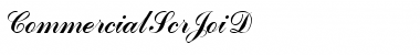 Download CommercialScrJoiD Regular Font Title Preview