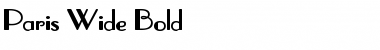Download Paris Wide Bold Font Title Preview