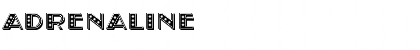 Download Adrenaline Regular Font Title Preview