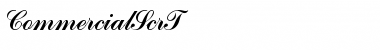 Download CommercialScrT Regular Font Title Preview