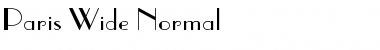 Download Paris Wide Normal Font Title Preview
