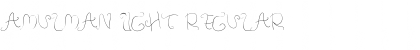 Download Amulman Light Regular Font Title Preview
