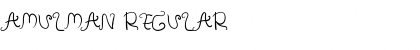 Download Amulman Regular Font Title Preview