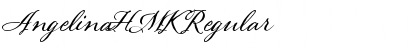 Download AngelinaHMK Regular Font Title Preview