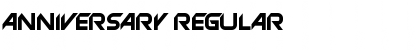 Download Anniversary Regular Font Title Preview