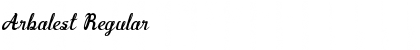 Download Arbalest Regular Font Title Preview