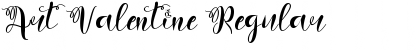 Download Art Valentine Regular Font Title Preview