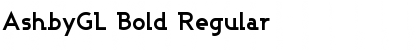 Download AshbyGL Bold Regular Font Title Preview