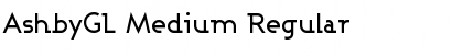 Download AshbyGL Medium Regular Font Title Preview