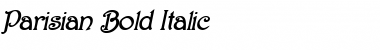 Download Parisian Bold Italic Font Title Preview