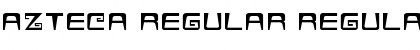Download Azteca Regular Regular Font Title Preview
