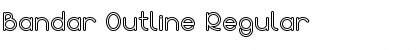 Download Bandar Outline Regular Font Title Preview