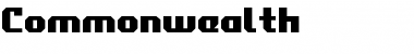 Download Commonwealth Regular Font Title Preview